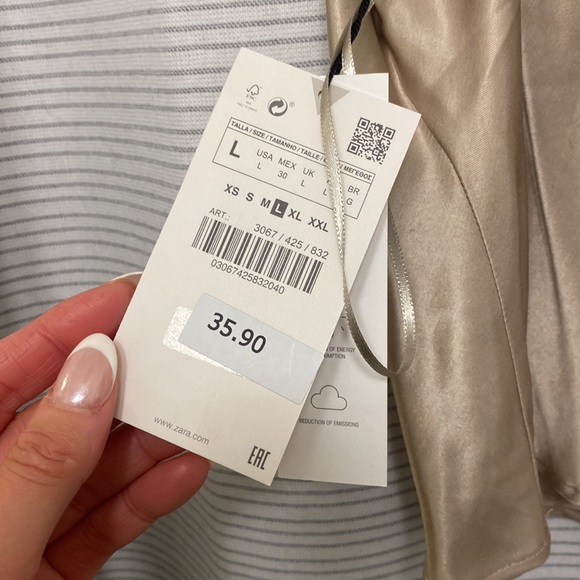 Zara Satin Effect Tank - Picture 5 of 6